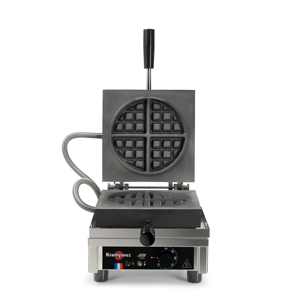 Krampouz 90 Degree Waffle Maker - Round Belgian